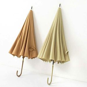 Paraguas Japonés Retro de 16 Varillas con Mango Largo, Recto, Doble Uso, Pequeño y Elegante para Hombres y Mujeres, Clásico de Corea del Sur - Product Image 4