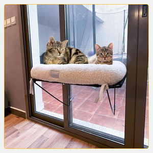 Haustier-Hängematte für Katzen mit Saugnapf für Fenster und Balkon, Wandmontage, Katzenkäfig, Katzenbett - Product Image 5