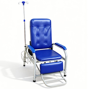 Infusion <b>Chair</b> Metal Frame High-Density Sponge <b>Padding</b> Comfortable Hospital Clinic Use - Product Image 1