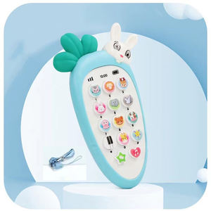 Máquina de puzzle story <span class=keywords><strong>para</strong></span> niños, Juguete musical <span class=keywords><strong>para</strong></span> morder, música, conejo, rábano, educativo, móvil - Product Image 6