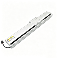 Actionneur linéaire semi-enclos 120 mm, module robuste avec vis à billes, boîtier en aluminium pour robot CNC et ligne d'assemblage