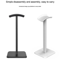 Support de casque de jeu de bureau portable en aluminium personnalisé avec logo accepté