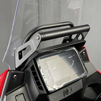 Support de barre d'extension de navigation GPS pour moto en acier inoxydable noir de luxe pour NX400 NX500 2024