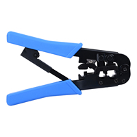 Pince à sertir JRready ACT-NP10 (HT-N5684R) pour fiches RJ45 Cat5, Cat5e, Cat6, Cat6a et connecteurs 4P/6P/8P pour câblage réseau.