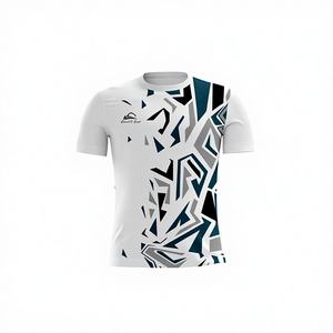 Custom 100% Polyester Knitted <b>Fleece</b> Pickleball <b>Shirt</b> <b>Men</b> Sports <b>Shirts</b> Custom logo Digital Printing OEM ODM Manufacturer - Product Image 1