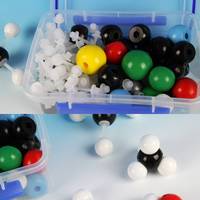 Modelo Molecular Grande de 40 mm de Diámetro, Material Didáctico, 170 Piezas, 66 Atómicos, para Demostraciones en el Aula
