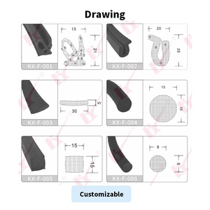 Servizi di Taglio e Saldatura Personalizzabili, Guarnizione Adesiva in Schiuma EPDM Impermeabile e Antipolvere per Porte di Armadi Elettrici - Product Image 4
