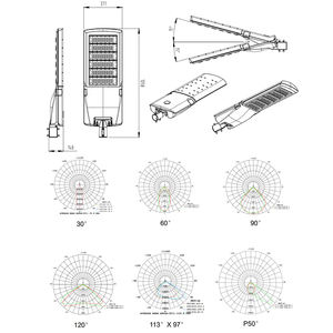 Djslr07 — éclairage extérieur led étanche en aluminium, haute qualité, 300w smd - Product Image 5