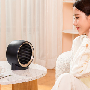 Venta al por mayor OEM ODM Oficina PTC eléctrico calentador de ventilador de cerámica diseño portátil hogar Mesa Mini calentador para invierno dormitorio sala de estar - Product Image 6