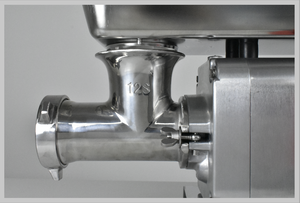 220V 60 <span class=keywords><strong>Hertz</strong></span> 1100W Motor esencial Heavy Duty 1100W Picadora de carne Picadora Tipo Patty Máquina de carnicero para la fabricación de salchichas de cerdo - Product Image 3