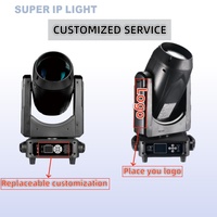 Luz de Escenario Móvil de Haz de Doble Prisma de 380W con Control DMX512 y Temperatura de Color de 6500K para Discotecas, Fiestas, Clubes, DJ y Bares
