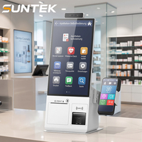 Kiosco Modular de Autoservicio para Farmacias de 15.6 Pulgadas SUNTEK SK1-15 Compatible con Android 14 y Windows, Terminal Todo en Uno para Autoregistro con GDPR
