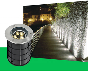 Đèn Ngầm Led Trắng Ấm Điều Chỉnh Được Chống Nước Lạnh Ngoài Trời 220V DC12V 5W 12W 18W - Product Image 5