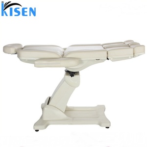 Sofa Bed Three Section Adjustable White Beauty Salon Furniture High Adjustable Spa Electric 5 Motors Massage Lash Bed Recliner - Product Image 3
