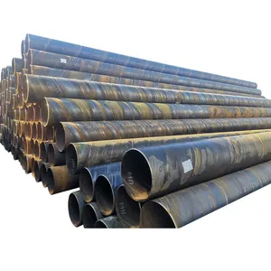 Tubo de aço quadrado retangular soldado para estrutura, soldado sem costura Q195 Q235 Q345 de aço carbono de 1.3-20 mm de espessura