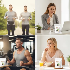 OEM - Extrato de Raiz de <span class=keywords><strong>Maca</strong></span> Preta Orgânica em Pó, Alimento Saudável para Melhorar a Imunidade, Uso Adulto, Sem Glúten, Vegano - Product Image 3