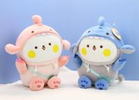 Vente en gros de jouets en peluche requin bleu de 8 pouces, animaux marins, avec rembourrage en coton PP, emballés comme cadeau promotionnel pour centre de jeux vidéo