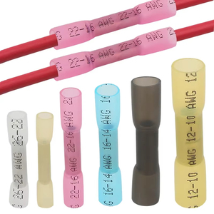 AWG 26-10 0.3-6.0mm2 nhiệt thu nhỏ mông dây kết nối không thấm nước cách điện ô tô dây cáp Uốn thiết bị đầu cuối - Product Image 1