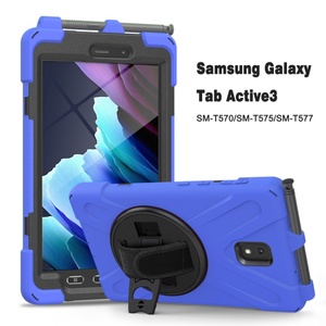 Custodia per Tablet con supporto 360 resistente robusta custodia protettiva antiurto per Samsung <span class=keywords><strong>Galaxy</strong></span> <span class=keywords><strong>Tab</strong></span> Attiva da 3 <span class=keywords><strong>8</strong></span> pollici 2020 T570 T575 T577 - Product Image 4
