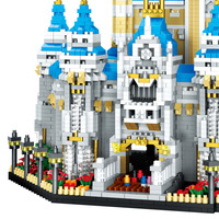 Mini blocs de briques miniatures en diamant, château, Puzzle, décompression, blocs de construction, jouets, cadeau