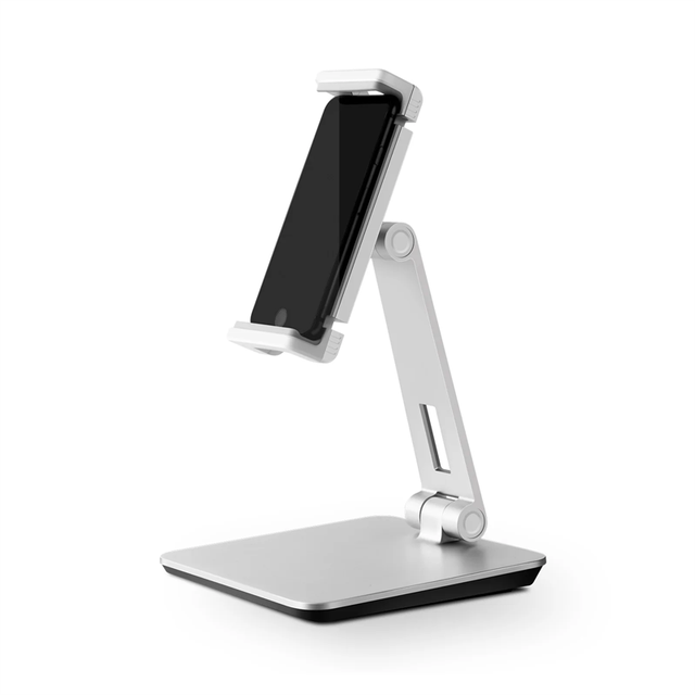 Factory Direct Sell Adjustable Flexible Tablet Pc Stands Aluminium Foldable Universal Stand Desk Mount Holder for 4.7-13 Inch
