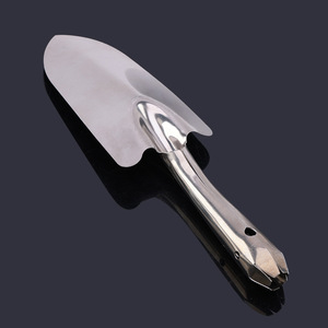 Stainless Steel Garden Trowel Spoon Shaped 265x75mm For Gardening Soil Loosening <b>Tools</b> - Product Image 2