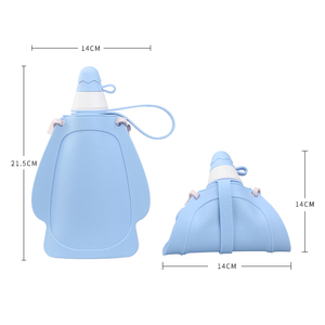 Bouteille d'eau en silicone anti-fuite pour enfants, grande capacité - Product Image 5