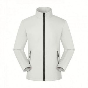 Blouson de survêtement en gros, blouson bomber d'extérieur, design personnalisé, polaire pour la randonnée en hiver, 100% polyester, imprimé, style sportif pour homme - Product Image 4