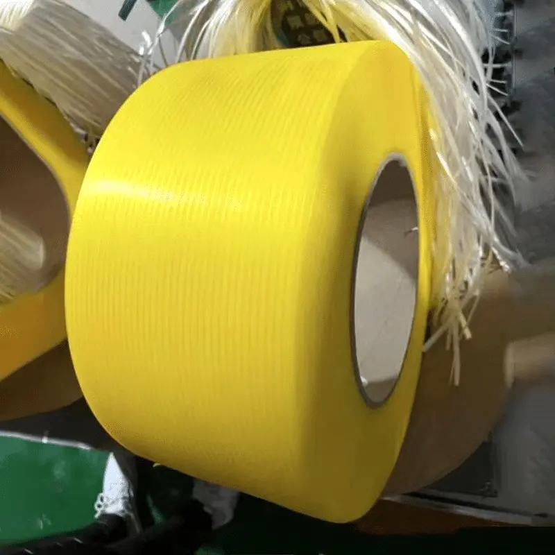 pp strap roll white manufactory 12MM PP STRAP 9MM polyester pp strap packaging