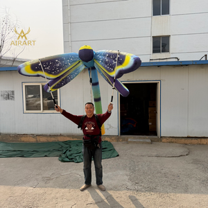 Mariposa Inflable de Estilo Realista Fácil de Instalar para Exhibiciones Temáticas de Insectos, Actividades de Desfiles de Carnaval - Product Image 3