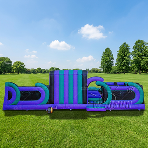 Castillo Inflable WINSUN para Niños, Castillo Inflable de PVC para Exteriores, Castillo Inflable con Trampolín - Product Image 1