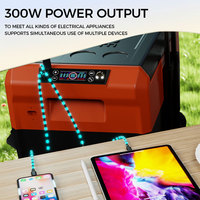2025 desain baru 810WH perahu Power Bank dengan 30L kulkas mobil portabel Camping Power Station 810W 220V