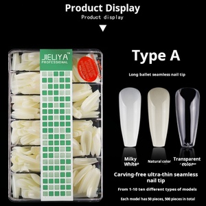 Lot de 500 faux ongles en ABS, en boîte, pour extension d'ongles, spécial salon de manucure, vente chaude - Product Image 6