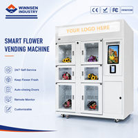 Distributeur automatique de fleurs Winnsen : Solution de vente au détail pour bouquets et boîtes de fleurs