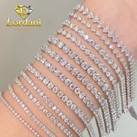 Bijoux en platine pur 10K, bracelet tennis en diamant de laboratoire couleur D VVS1 certifié IGI, collier en diamant de laboratoire