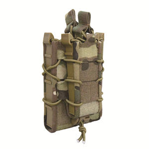 Pochette tactique pour chargeur GAF1000D en nylon MOLLE à double poche 7,62 mm 9 mm, camouflage extérieur vert Ranger noir - Product Image 1