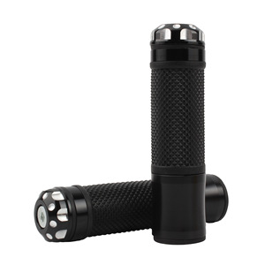 Poignée de guidon de moto ZUQING en alliage d'aluminium CNC, antidérapante, résistante à l'usure, noire, pour véhicule électrique - Product Image 1