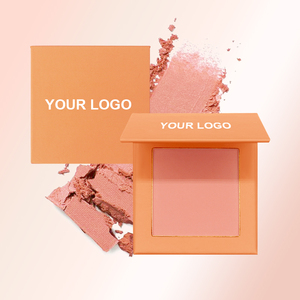 Private Label bianco compatto liscio naturale 12 colori Vegan Cruelty Free trucco luccicante trucco Make <span class=keywords><strong>up</strong></span> Blush in polvere - Product Image 3