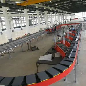 Custom design E-commerce cross belt sorter for shipping and sorting for express delivery