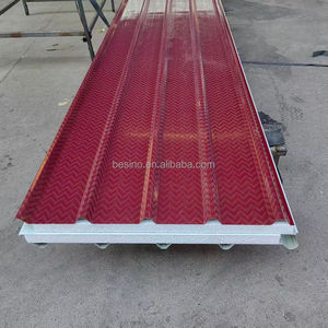 Panneaux <span class=keywords><strong>de</strong></span> toiture sandwich ignifuges et étanches à <span class=keywords><strong>prix</strong></span> compétitif, panneaux <span class=keywords><strong>de</strong></span> toiture isolés en aluminium à joint debout pour la construction <span class=keywords><strong>de</strong></span> maisons, tôles métalliques - Product Image 2