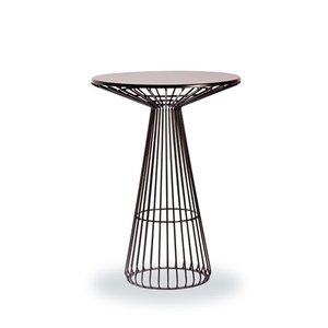 Modern Metal Wood Accent <b>Bar</b> <b>Table</b> Sustainable Contemporary Furniture in Farmhouse Style for Home <b>Kitchen</b> Hotel Hall - Product Image 5