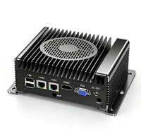 Mini PC industriel refroidi par ventilateur CANGHAN, ordinateur embarqué basse consommation avec double LAN et double ports COM pour l'automatisation à la périphérie