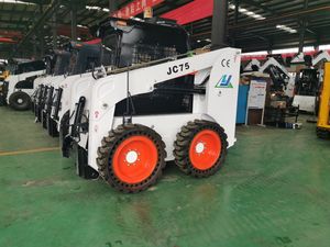 मिनी रबर व्हील स्किड स्टीड लोडर जेसी 75 के पीछे गर्म बिक्री - Product Image 4