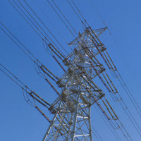 Torre Tubolare Certificata per Protezione Antifulmine da 40 Metri, Palo in Acciaio per Linee di Trasmissione 230kV e Torre Elettrica