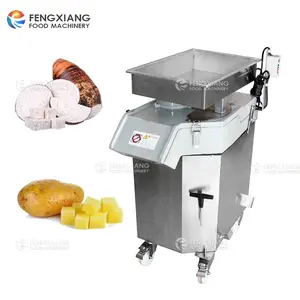 Automatic Commercial FC-311 Fruit Vegetable Cube Dicing Machine Tomato Onion Potato Cubes Strip Dicing Slicing Cutting Machine