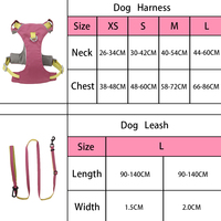 Harnais pour chien imperméable anti-traction, gilet pour chien durable et résistant à l'usure avec boucle réglable pour les sorties en extérieur