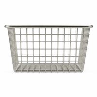 Panier de rangement rectangulaire à ventouse pour la salle de bain, utilisé pour organiser et ranger les objets