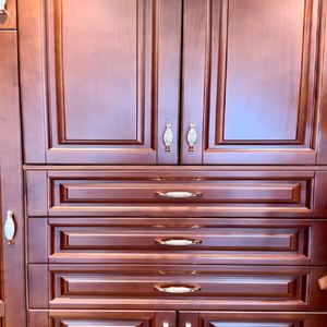 Armoires en bois modernes et durables, vente directe d'usine pour meubles de maison, placard suspendu, utilisation en chambre, atelier, salle à manger, villa - Product Image 3