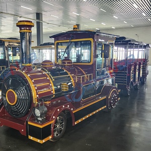 High Quality Customized Fuel Trackless <b>Train</b> Amusement Park Sightseeing <b>Train</b> - Product Image 3