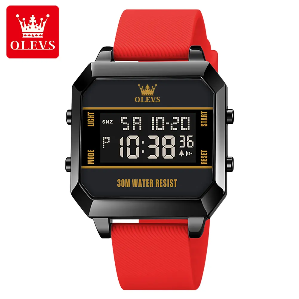 OLEVS 1103 Huizhou digital watch factory hard plastic men watch men stylish watches original supplier